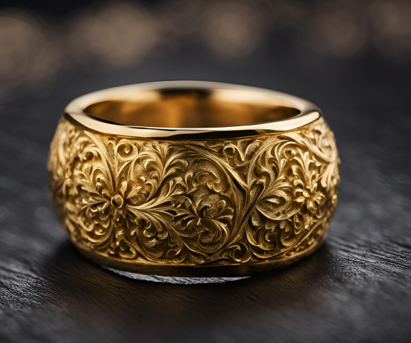 24K Gold ring