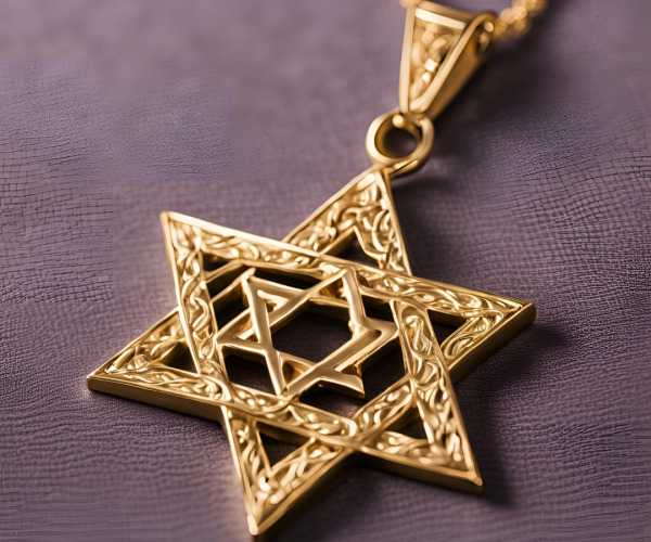 24K Star of David Pendant