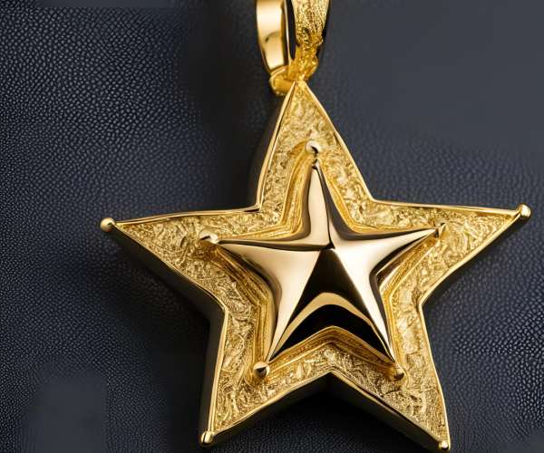 24K Star of David pendant