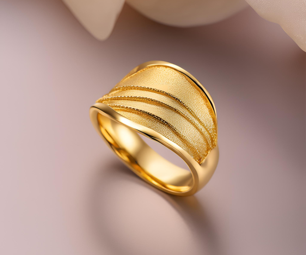 24K Gold ring