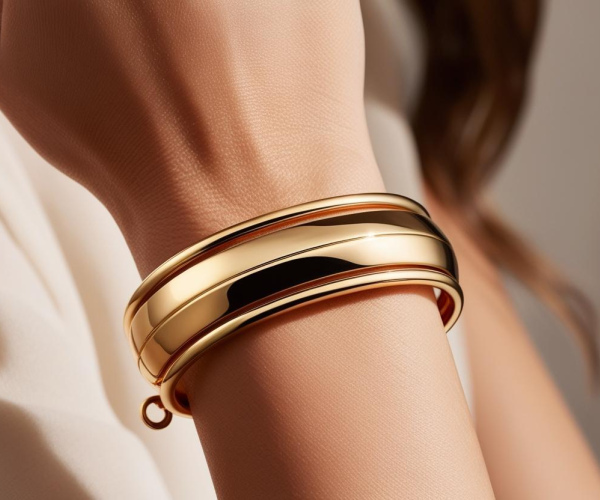 24K Gold Bangle